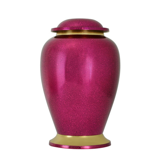 Gleaming Pink Urn