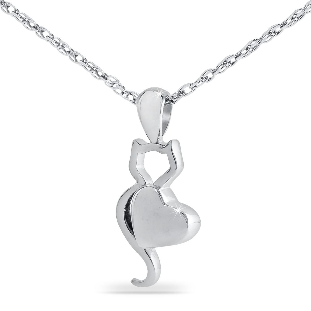 Kitty Love Silver Keepsake
